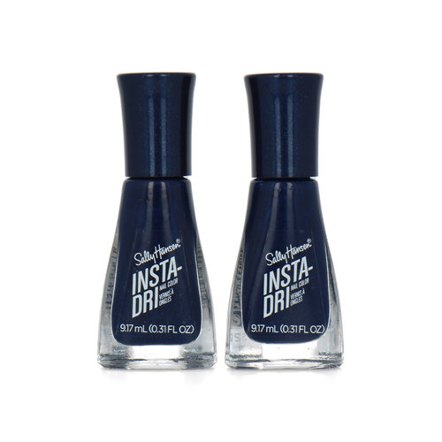 Sally Hansen Insta-Dri Nagellak - 493 Midnight Drive (set van 2)