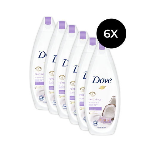 Dove Relaxing Shower Gel - 250 ml (6 stuks)