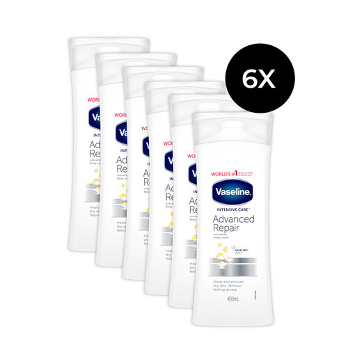 Vaseline Intensive Care Advanced Repair Bodylotion - 400 ml (6 stuks)