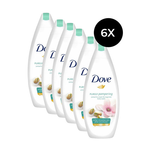 Dove Purely Pampering Body Wash - 250 ml (6 stuks)