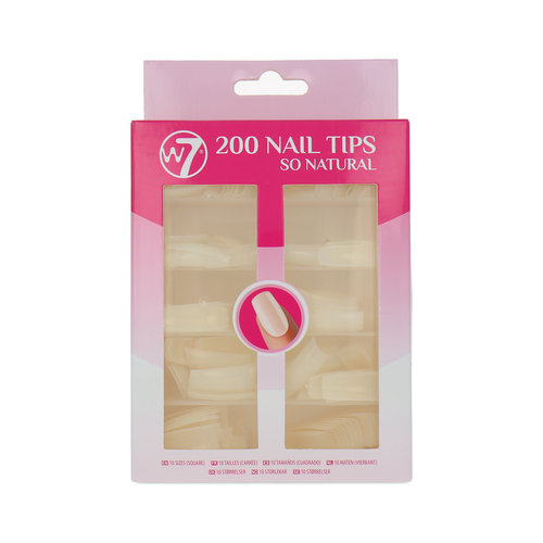W7 200 Nail Tips - So Natural W7 200 Nail Tips - So Natural