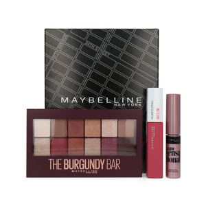 Cadeauset - Burgundy Bar - Matte Ink 15 Lover - Mini Lash Sensational Mascara Very Black