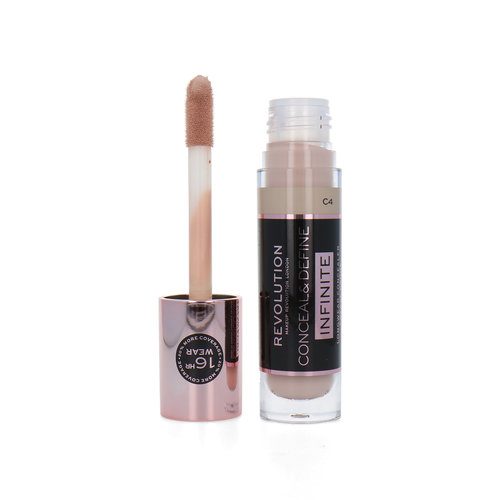 Makeup Revolution Conceal & Define XL Infinite Longwear Concealer - C4