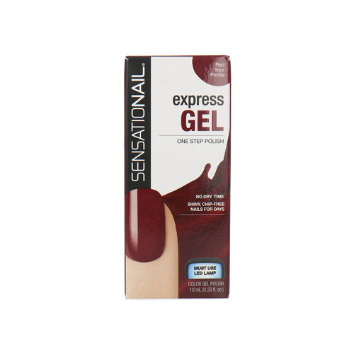 Sensationail Express Gel Nagellak - 72246 Red Your Profile