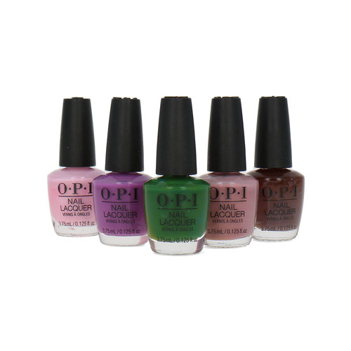 O.P.I Set R Mini Nagellak (5 kleuren)