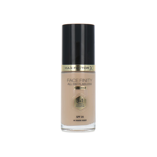 Max Factor Facefinity All Day Flawless 3 in 1 Flexi Hold Foundation - 44 Warm Ivory