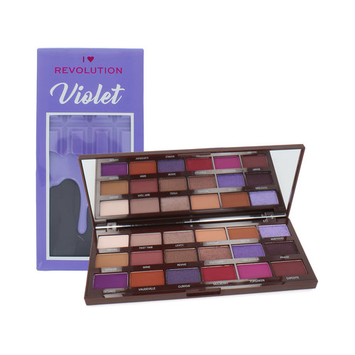 Makeup Revolution I Love Revolution Oogschaduw Palette - Violet