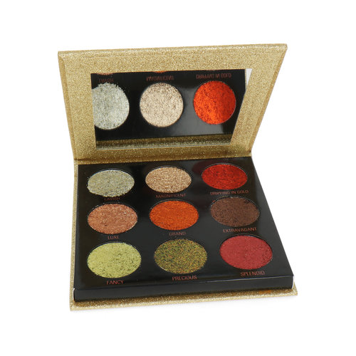 Makeup Revolution Pressed Glitter Oogschaduw Palette - Midas Touch