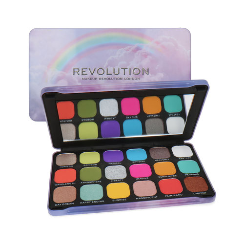 Makeup Revolution Eyeshadow Palette - Rainbow