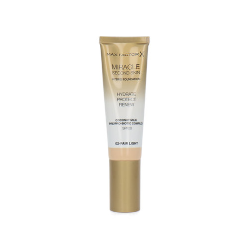 Max Factor Miracle Second Skin Foundation - 02 Fair Light