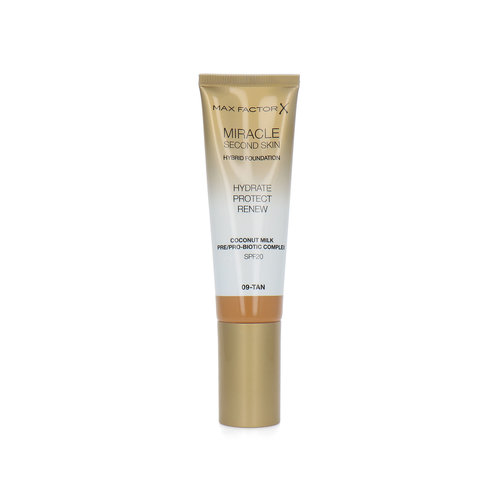 Max Factor Miracle Second Skin Foundation - 09 Tan