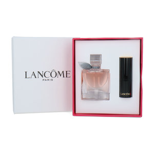 From Lancôme With Happiness Cadeauset - La Vie Est Belle 4 ml + Mini Lipstick 202 Nuit & Jour