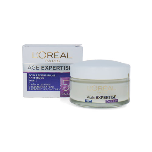 L'Oréal Age Expertise Anti Wrinkle Nachtcrème - 55+ (Franse tekst) L'Oréal Age Expertise Anti Wrinkle Nachtcrème - 55+ (Franse tekst)