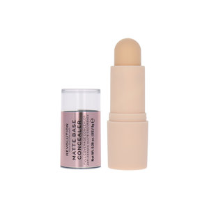 Makeup Revolution Matte Base Full Coverage Concealer Stick - C6.5 Matte Base Full Coverage Concealer Stick - C6.5