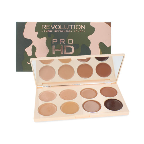 Makeup Revolution Pro HD Camouflage Cream Concealer Palette - Medium Dark