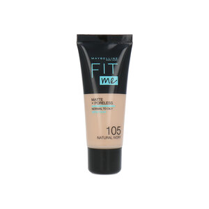 Fit Me Matte + Poreless Foundation - 105 Natural Ivory