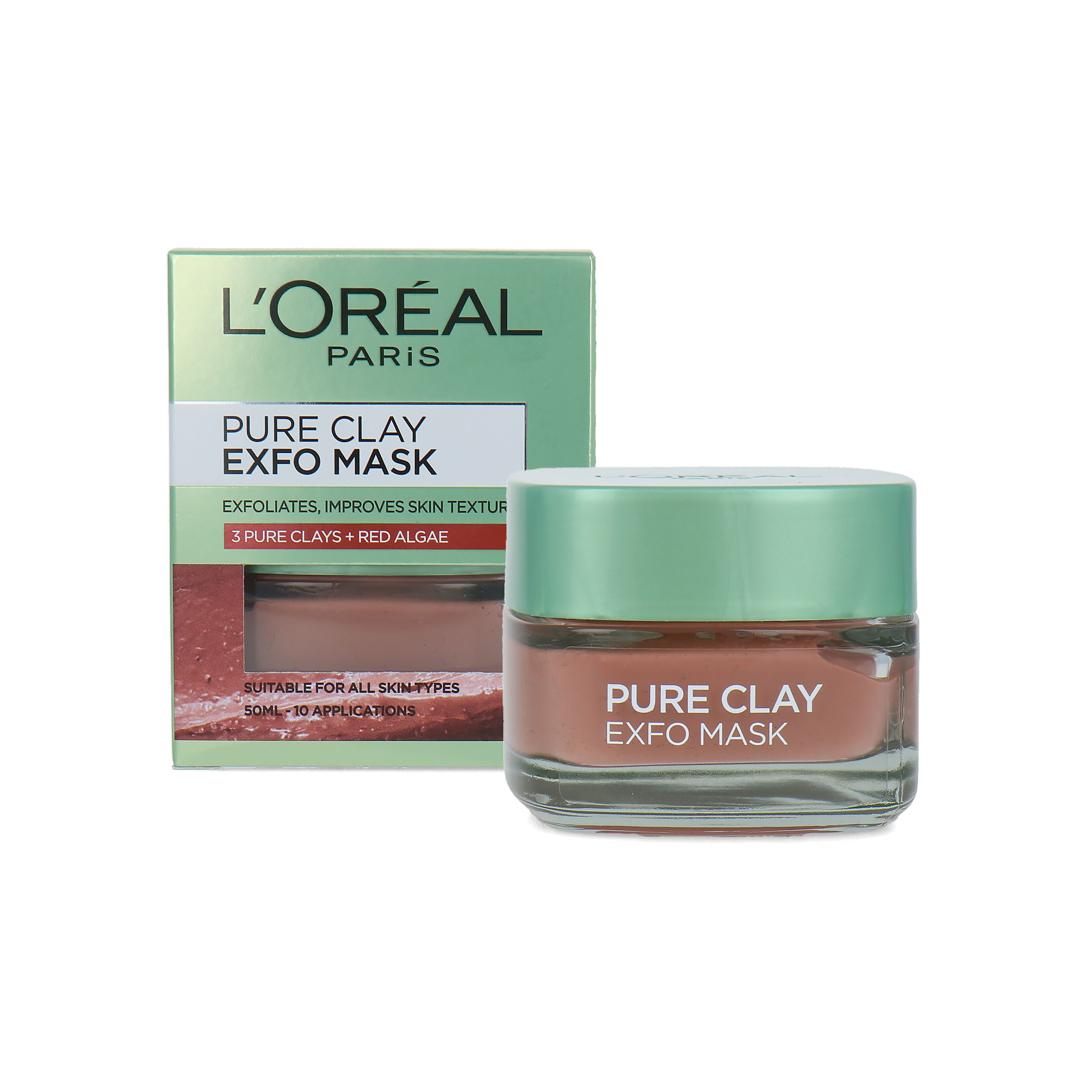 L'Oréal Pure Clay Exfo Mask - ml online kopen Blisso
