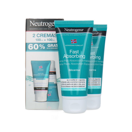 Neutrogena Immediate Absorption Foot Cream - 2 x 100 ml (Spaanse Versie)