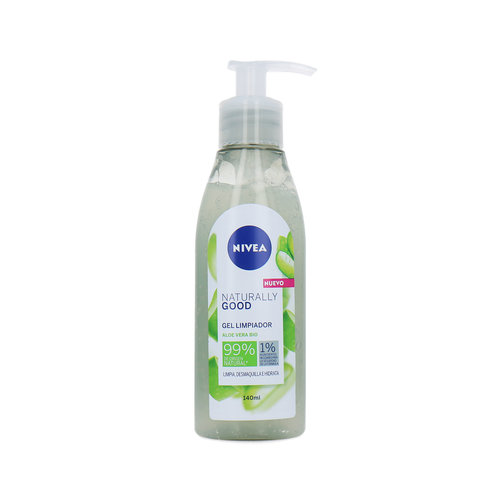 Nivea Naturally Good Aloe Vera Facial Cleansing Gel - 140 ml (Spaanse Versie)