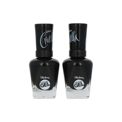 Sally Hansen Miracle Gel Nagellak - 849 Onyx-pected (set van 2)