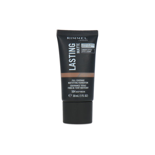 Rimmel Lasting Matte Foundation - 504 Deep Mocha