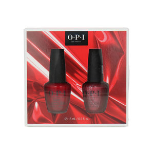 Holiday Duo Set Nagellak - Big Apple Red-Paint The Tinseltown Red