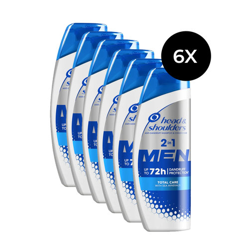 Head & Shoulders Men Total Care 2in1 Shampoo + Conditioner (anti-roos)