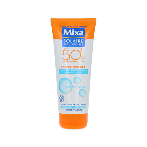 Mixa Zonnemelk Anti-Zout, Zand, Chloor SPF 50+ - 200 ml (Franse tekst)