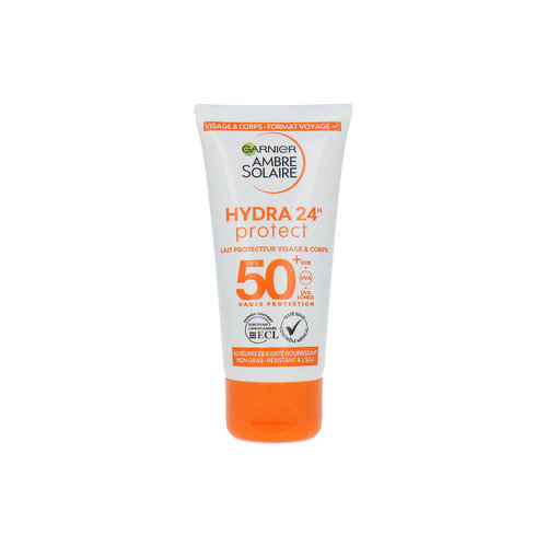 Garnier Ambre Solaire Hydra 24H Protect Zonnebrandcrème - 50 ml (SPF 50+)