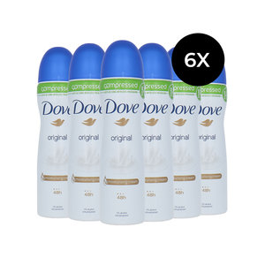 Original Compressed Deodorant - 75 ml (6 stuks)