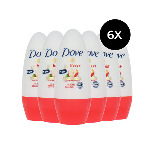 Dove Go Fresh Deodorant - Apple & White Tea Scent (6 stuks)