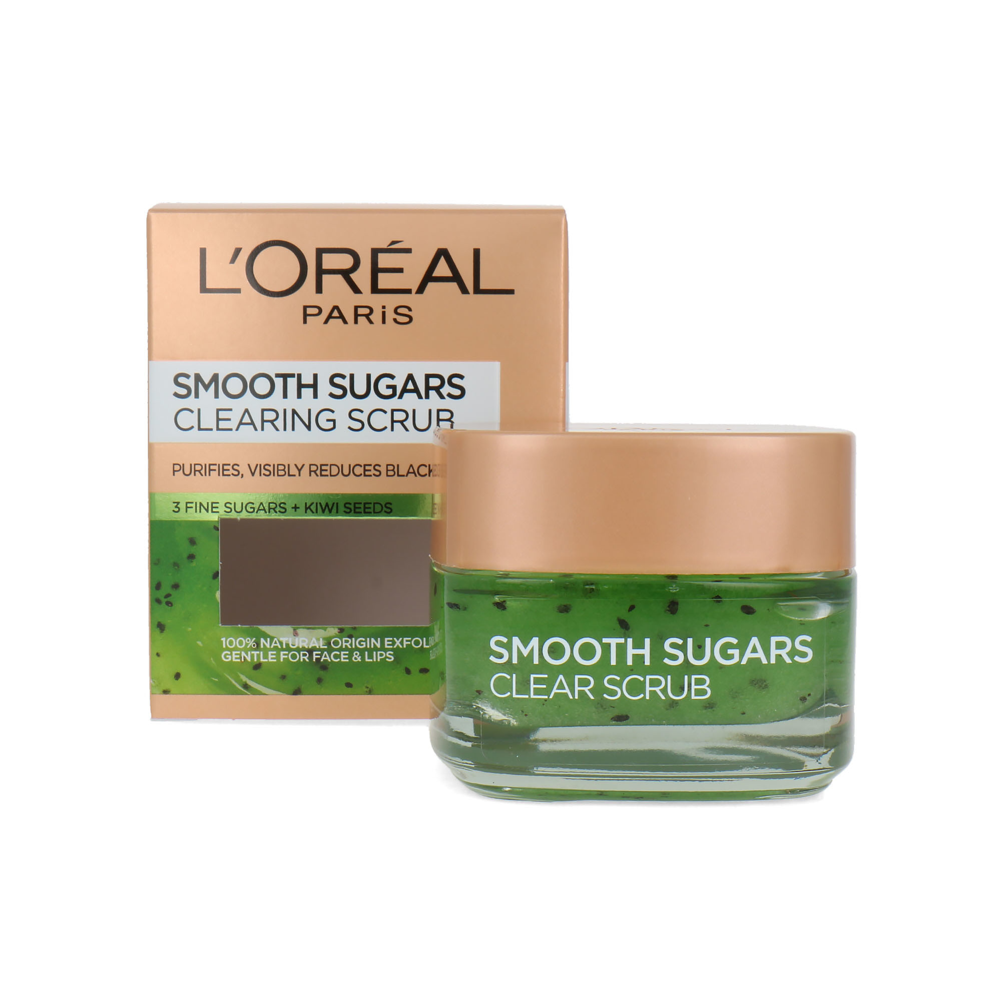 paar Bedrog overhemd L'Oréal Smooth Sugars Clearing Scrub - 50 ml online kopen bij Blisso