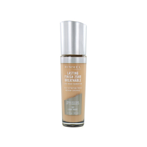 Rimmel Lasting Finish Breathable Foundation - 102 Light Nude