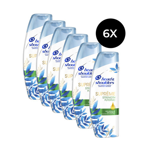 Head & Shoulders Suprême Strength Puternic Shampoo - 6 x 300 ml