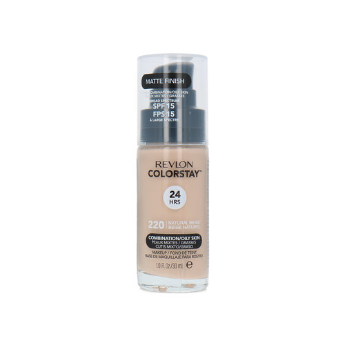 Revlon Colorstay Matte Finish Foundation - 220 Natural Beige (oily skin)