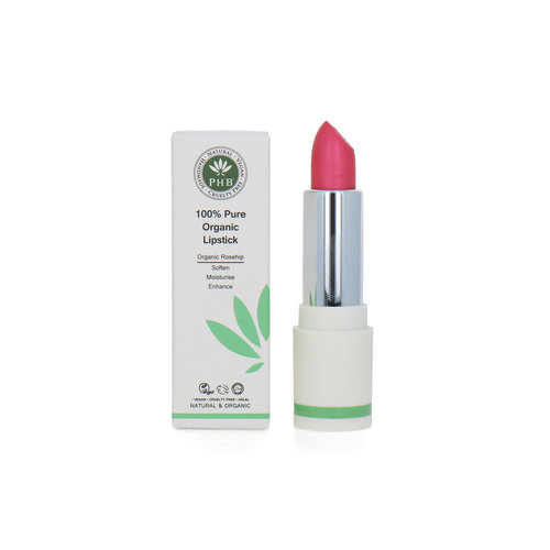 PHB Ethical Beauty 100% Pure Organic Lipstick - Camellia