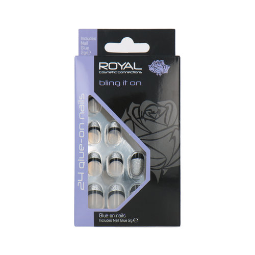 Royal 24 Glue-On Nails - Bling It On