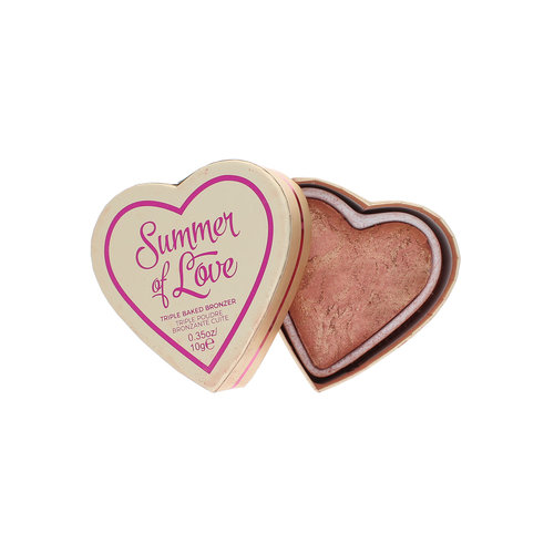 Makeup Revolution Bronzing Hearts Triple Baked Bronzing Poeder - Love Hot Summer