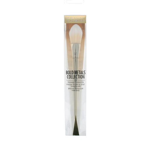 Real Techniques Bold Metals Collection Triangle Foundation Brush - 101