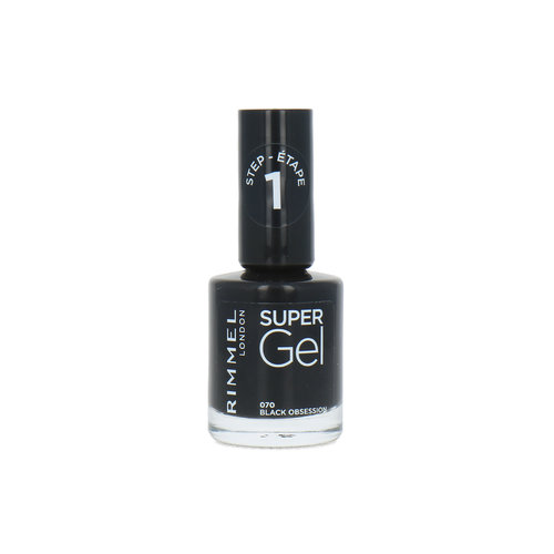 Rimmel Super Gel Nagellak - 070 Black Obsession