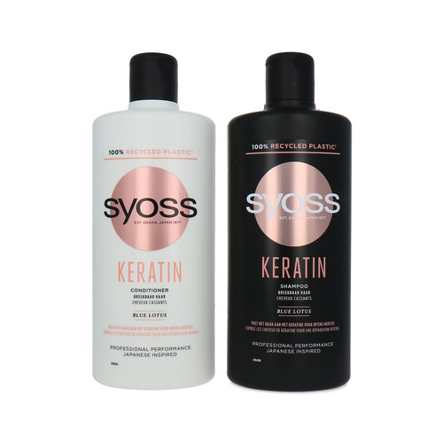 Syoss Keratin Shampoo + Conditioner - 2 x 440 ml