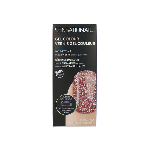 Sensationail Gel Color Nagellak - 71955 Rose Gold Glitter