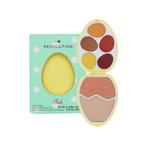 I Love Revolution Face and Shadow Palette - Chick