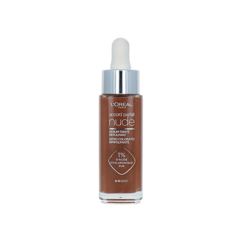 L'OrÃ©al Accord Parfait Nude Tinted \Serum Foundation - 8-10 Deep