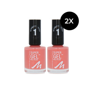 Super Gel Nagellak - 145 Coral Island (set van 2)