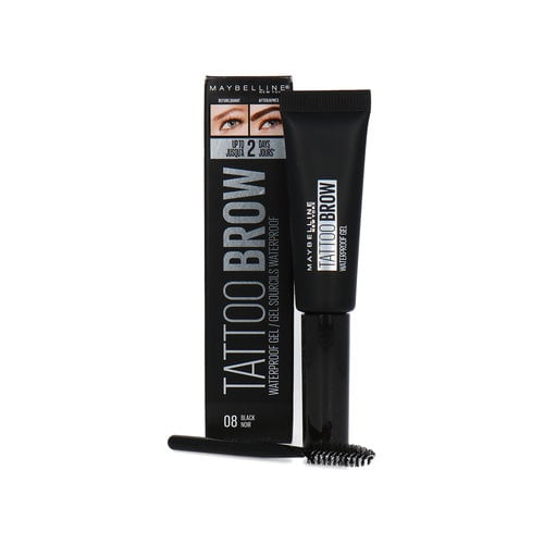 Maybelline Tattoo Brow Waterproof Eyebrow Gel - 08 Black Maybelline Tattoo Brow Waterproof Eyebrow Gel - 08 Black