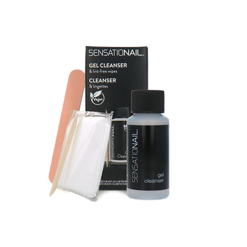 Sensationail Gel Cleanser & Lint-Free Wipes