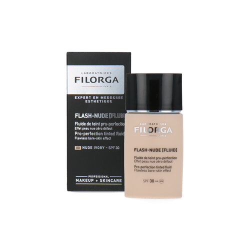 Filorga Paris Flash-Nude Double Action Tinted Fluid Foundation 30 ml - 00 Nude Ivory Filorga Paris Flash-Nude Double Action Tinted Fluid Foundation 30 ml - 00 Nude Ivory