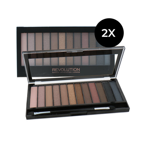 Makeup Revolution Set of 2 Redemption Eye Shadow Palette - Iconic 1 (licht beschadigd doosje)