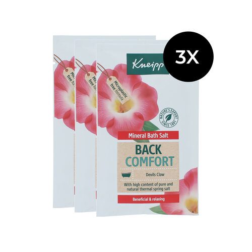 Kneipp Back Comfort Bath Salt - 3 x 60 g